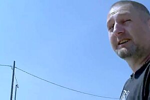 Deepthroat and Squirt for Brunette with Natural Boobs