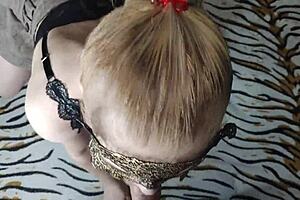 deep wet blowjob from hot blonde