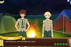 Game Friends Camp Episode 3: Hiking in the Forest Russian Voice Acting
