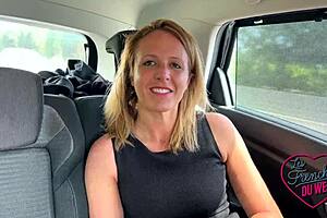 A horny blonde MILF Julie would love a delicious threesome