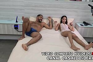 Karolzinha has a threesome in the hotel with big black cock