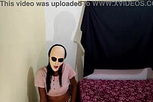 i'm a brunette student skippin class for halloween porn