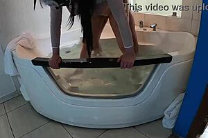 First motel visit with my spoiled stepson, big ass fun.