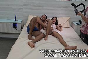 Karolzinha has a threesome in the hotel with big black cock
