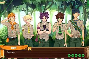 In game friends camp episode 3, young Russian twinks go hiking