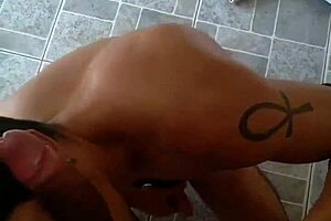 public big black cock sucked on rooftop 😏