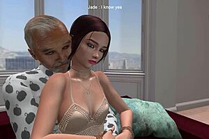 In second life episode 12, do you meet at edmond's home for bololo chat with blowjob and creampie?