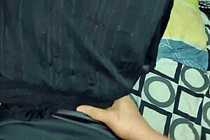 Grabbing Gothic College Girlfriend During Intense Fucking