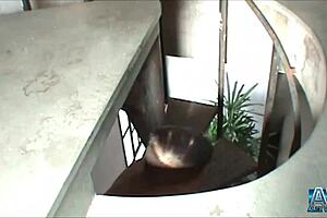 trans brunette enjoys tongue bath and cock show from twink