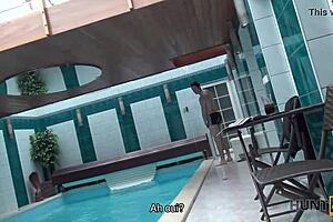 Poor Cuckold Watches Rich Guy With Petite Friend