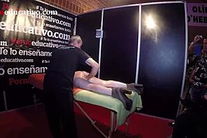 masaje erótico with fingering and orgasm 😍