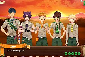 Game Friends Camp Episode 3: Hiking in the Forest Russian Voice Acting