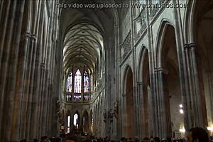 Exploring inside Prague Castle