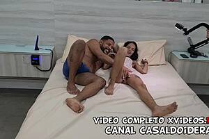 Karolzinha has a threesome in the hotel with big black cock