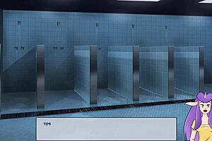 Redhead Babe With Big Ass And Monster Cock In Cartoon Fuck