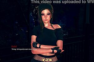 Violet's Big Tits Ready for Trick or Treat Fun! 🎃