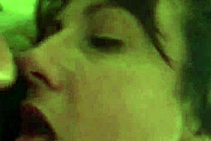 mature white sucks small black cock intensely