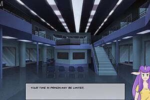 Redhead Babe With Big Ass And Monster Cock In Cartoon Fuck