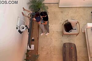 two hot latinas enjoying intimate moments on vacation