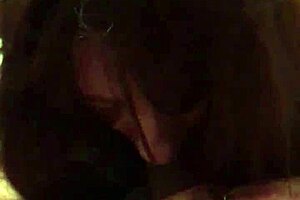 A petite African American enjoyed the sensation of a seasoned Caucasian woman pleasure his penis