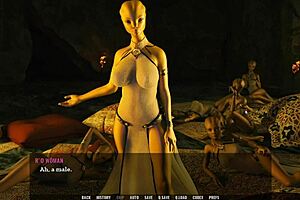 Huge orgy with aliens in unending void game.