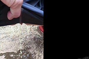 sofie marie gets pissed on in this kinky outdoor compilation. her natural tits are amazing 😍