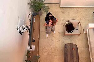 two hot latinas enjoying intimate moments on vacation