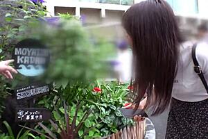 japanese cutie bent over for hardcore cumshot action