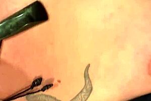 German Amateur Slut's Tits Slapped Hard in Bondage