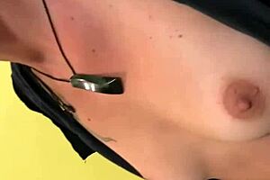 German Amateur Slut's Tits Slapped Hard in Bondage