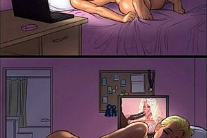 2 hot blondes comix