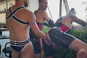 Trio Performs Fisting And More In Gay Video