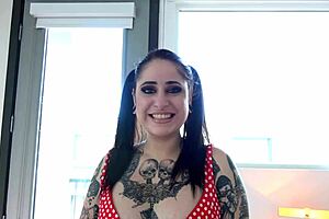 Ophelia Rain Takes HUGE COCK In POV Blowjob And Swallows Cum