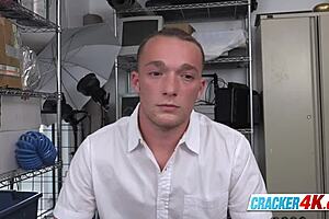 Black Rough Male Gets Blowjob From White Gay Boy