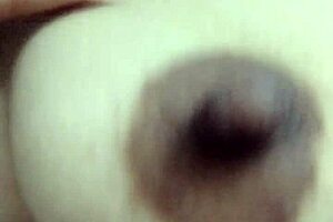 latina amateur MASSAGES small tits HARD during gay FUCKING session