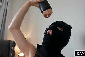 Sexy italian transgender shemale fucks with monster cock