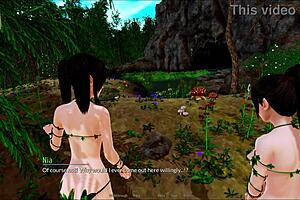 Harem hotel 405 with curvy anime girls