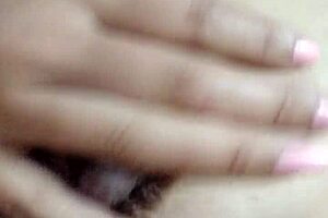 latina amateur MASSAGES small tits HARD during gay FUCKING session