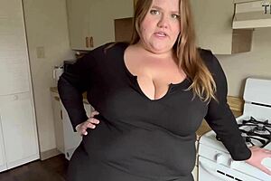 Possessive bbw stepmom rides your cock in skirt nylon pov dirty talk fantasy. She grips your belly hard.