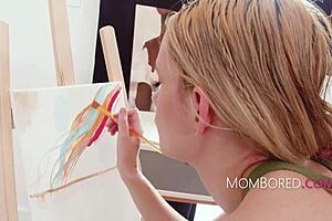 kinky teen 18+ bent over for stepbro’s wild doggystyle ride