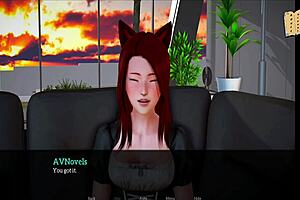 my new family 292 with redhead and small tits in homemade setting.