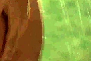 Amazing blonde teen gives blowjob outdoors