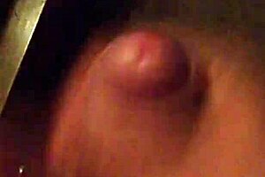 A horny gay guy jacks off and cums in this scene.