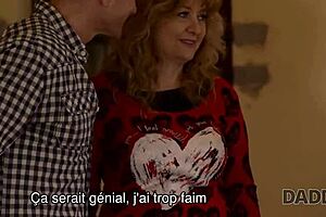 handsome guy and two teens caught masturbating in living room