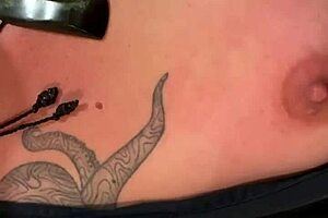 German Amateur Slut's Tits Slapped Hard in Bondage