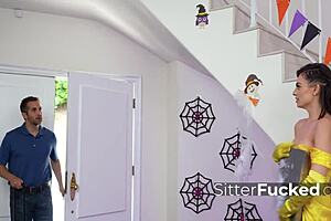 Caught babysitter planning halloween party in my house