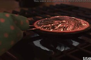 My boyfriend's stepsisters love lesbian sex, it's hot!