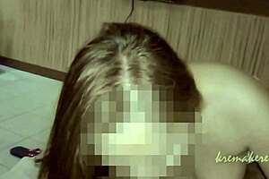 This horny babe craves blowjob, fucking, and creampie with big tits 😈