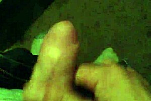 A horny gay guy jacks off and cums in this scene.