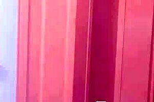 Attractive performer Alex Legend interacts with redhead actress Jackie Hoff in bunny costume